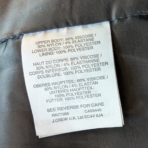 J. Crew sheath dress With Ruffle Detail Size 16T - Picture 6 of 8